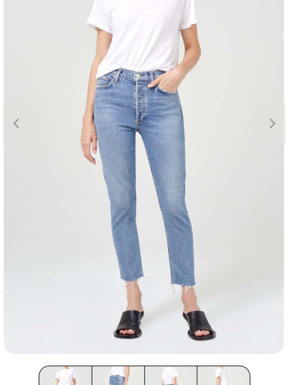 Agolde Nico High Rise Slim Fit